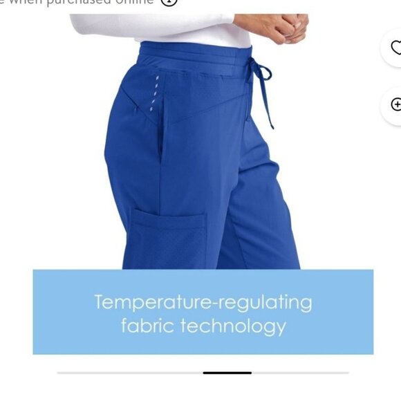 Barco One Boost Jogger Scrub Pants Blue Size S - Picture 7 of 14